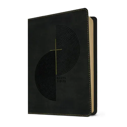 Biblia NTV compacta, letra gigante con Filament, Sentipiel Negra (Free Shipping)