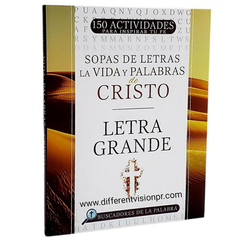 Sopas de letras Mañanas y tardes de Gracia: Letra grande (Buscadores de la Palabra)