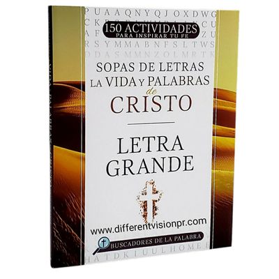 Sopas de letras Mañanas y tardes de Gracia: Letra grande (Buscadores de la Palabra)