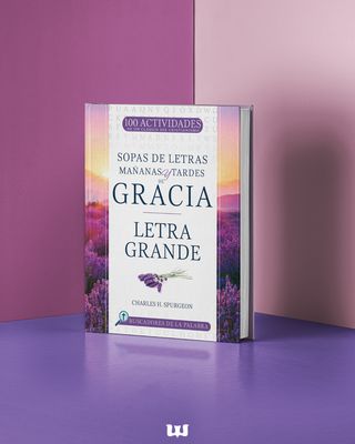 Sopas de letras Mañanas y tardes de Gracia: Letra grande (Buscadores de la Palabra)