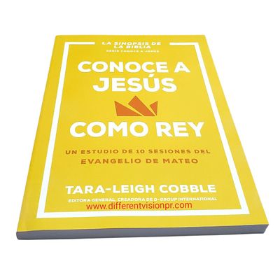 Conoce a Jesús Como Rey: Un estudio de 10 sesiones del Evangelio de Mateo (Free Shipping)
