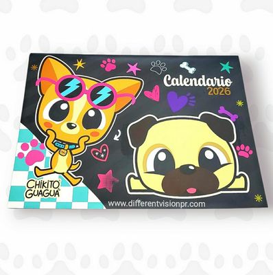 Calendario 2026 Chikito Guagua