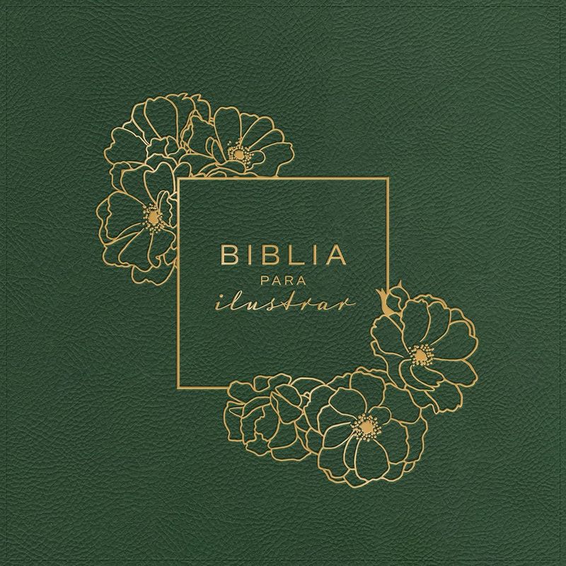 Biblia para ilustrar Reina Valera 1960, verde símil piel (Free Shipping)
