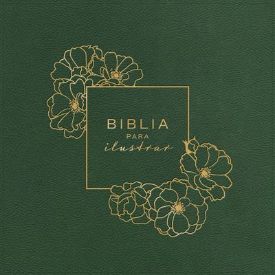 Biblia para ilustrar Reina Valera 1960, verde símil piel (Free Shipping)