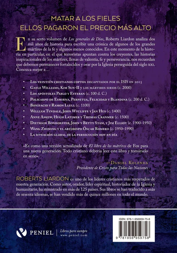 Los generales de Dios VI: Los mártires (Free Shipping)