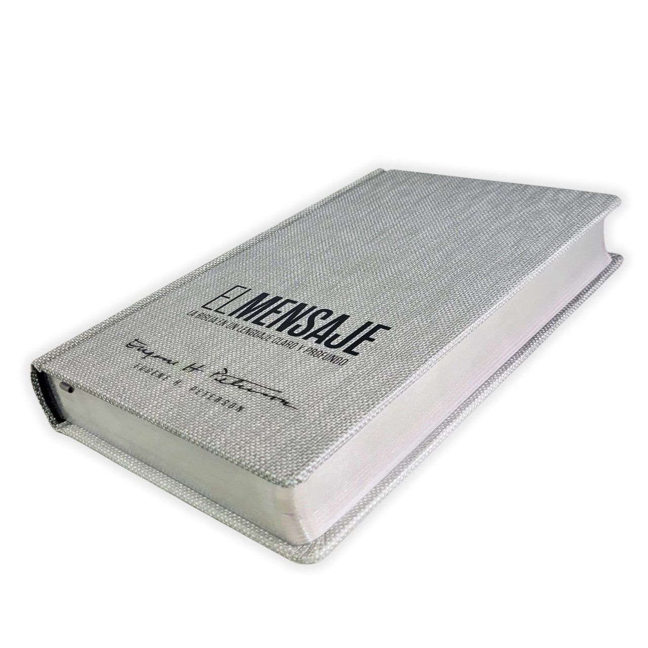 Biblia El Mensaje (Tapa dura) Gris: La Biblia en un lenguaje claro y profundo (Free Shipping)