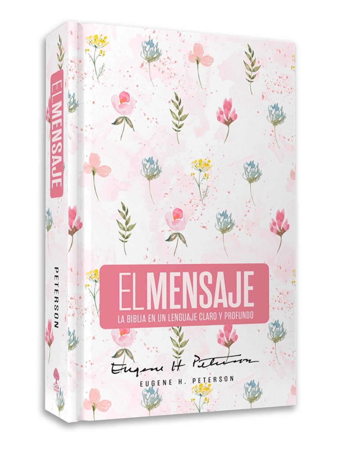 Biblia El Mensaje (Tapa dura) Florar: La Biblia en un lenguaje claro y profundo (Free Shipping)