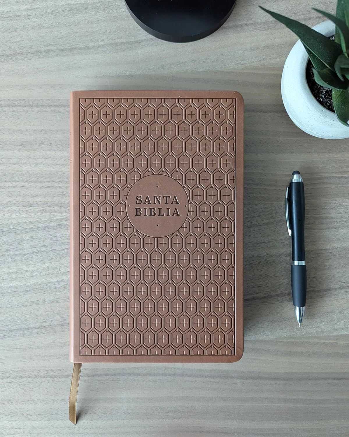 Biblia valor prémium NTV con Filament, SentiPiel, Café (Free Shipping)