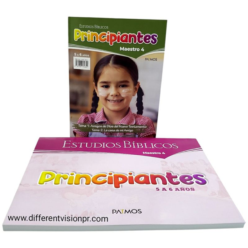 Estudios Bíblicos Principiantes (5 a 6 años) Maestro 4 con Visuales: Tema 1 y 2 Estudios Bíblicos Principiantes (5 a 6 años) Maestro 4 con Visuales: Tema 1 y 2