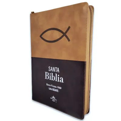 Biblia RV1960 letra Gigante Café dos tonos (Free Shipping)