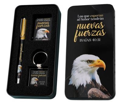 Nuevas fuerzas, Pack de bolígrafo, llavero y tarjeta