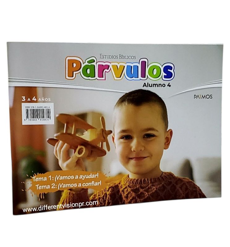 Estudios Bíblicos Párvulos 4 (3 a 4 años) Alumno: Tema 1 y 2 Estudios Bíblicos Párvulos 4 (3 a 4 años) Alumno: Tema 1 y 2
