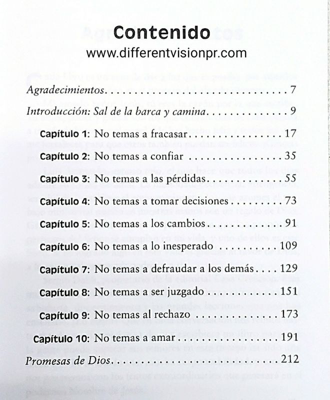¡No temas! (Free Shipping)