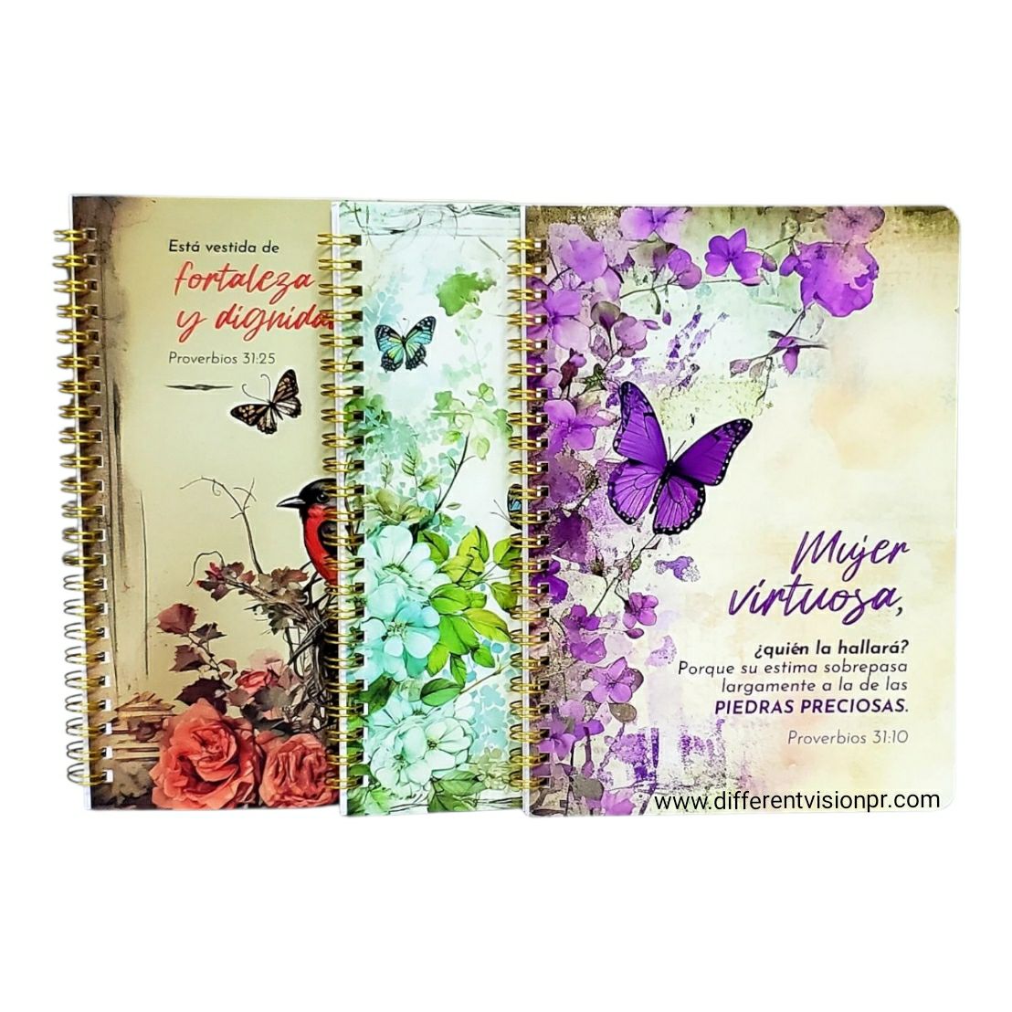 Pack de 3 Libretas Espiral de Bendición (Para la Mujer)