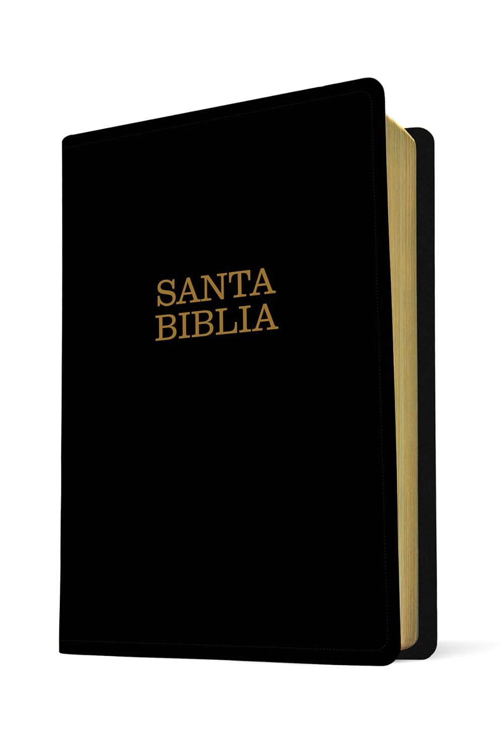Biblia NTV, Letra Súper gigante/Imit piel negro (Free Shipping)