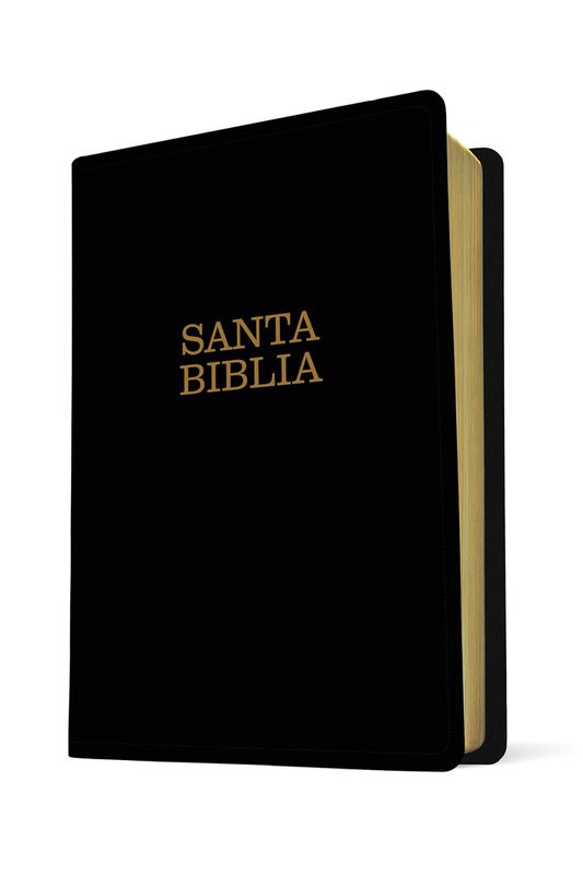Biblia NTV, Letra Súper gigante/Imit piel negro (Free Shipping)