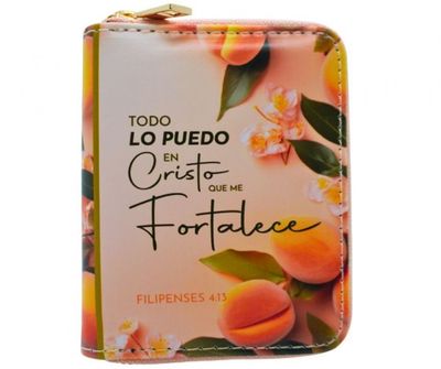 Billetera Imit Piel; Todo lo puedo en Cristo