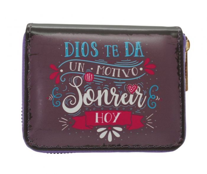 Billetera Imit Piel; Dios te da un motivo