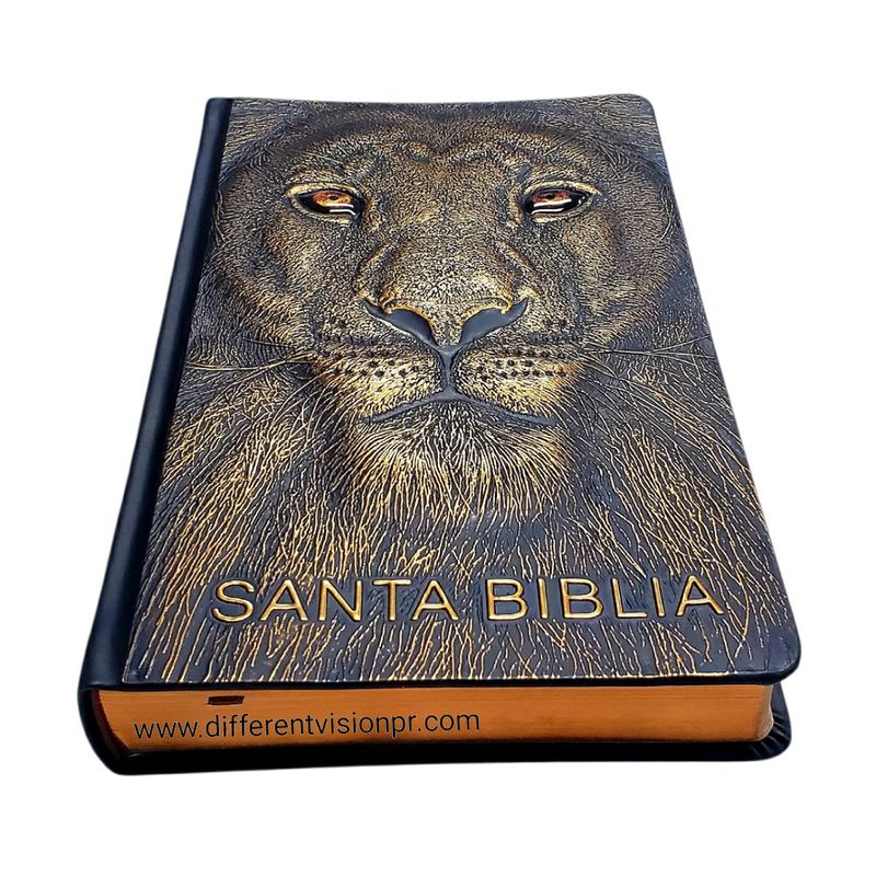 Biblia RVR 1960 León de Judá edición especial bronce (Free Shipping)