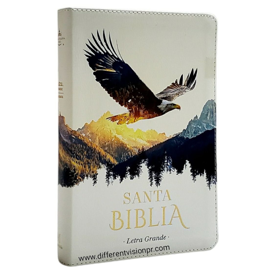 Biblia RV60 Letra Grande imit piel Águila con índice (Free Shipping)