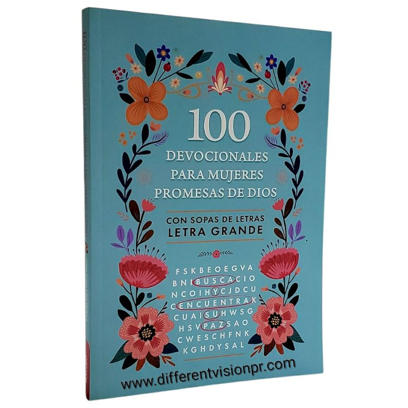 Sopa de letras, 100 devocionales para mujeres (Promesas de Dios)