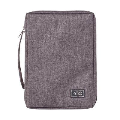 Cover (small) de lona para Biblias color gris