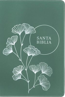 Biblia de referencia en la columna central NTV, letra grande de zíper con Filament, SentiPiel, Verde (Free Shipping)