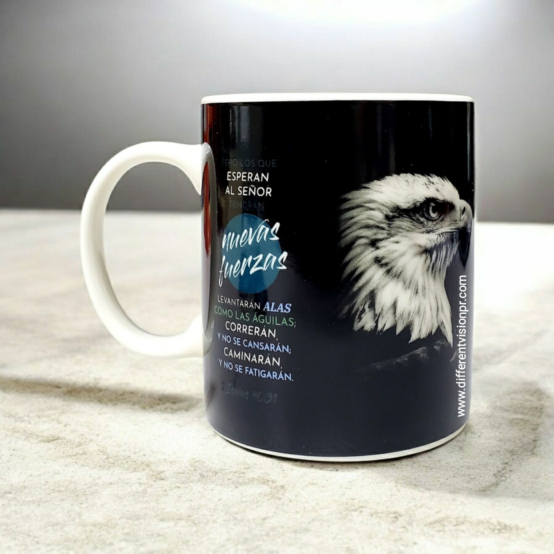 Pack Taza 12 OZ + llavero + Posavasos  - Nuevas Fuerzas