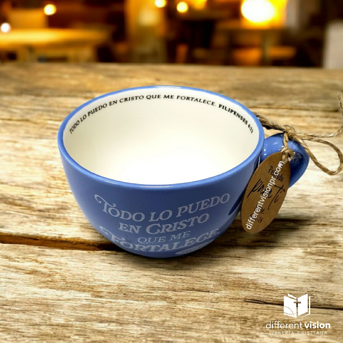 Taza 10 Oz Colección Renuevo - Todo lo puedo en Cristo