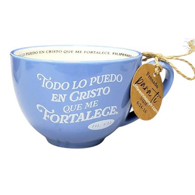 Taza 10 Oz Colección Renuevo - Todo lo puedo en Cristo Taza 10 Oz Colección Renuevo - Todo lo puedo en Cristo