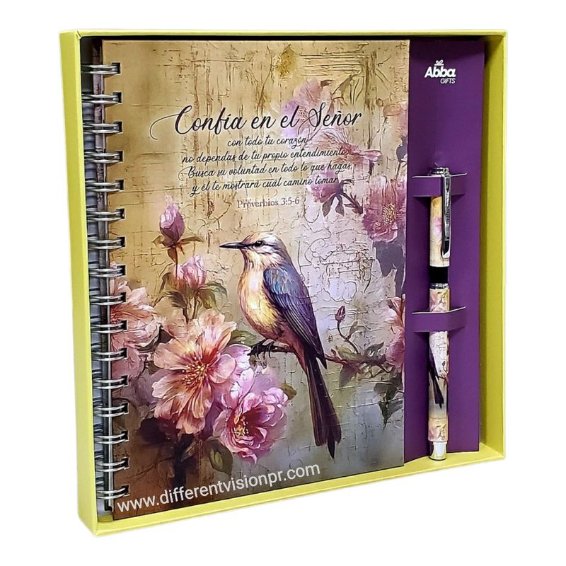 Pack libreta con bolígrafo - Confía en el Señor Pack libreta con bolígrafo - Confía en el Señor