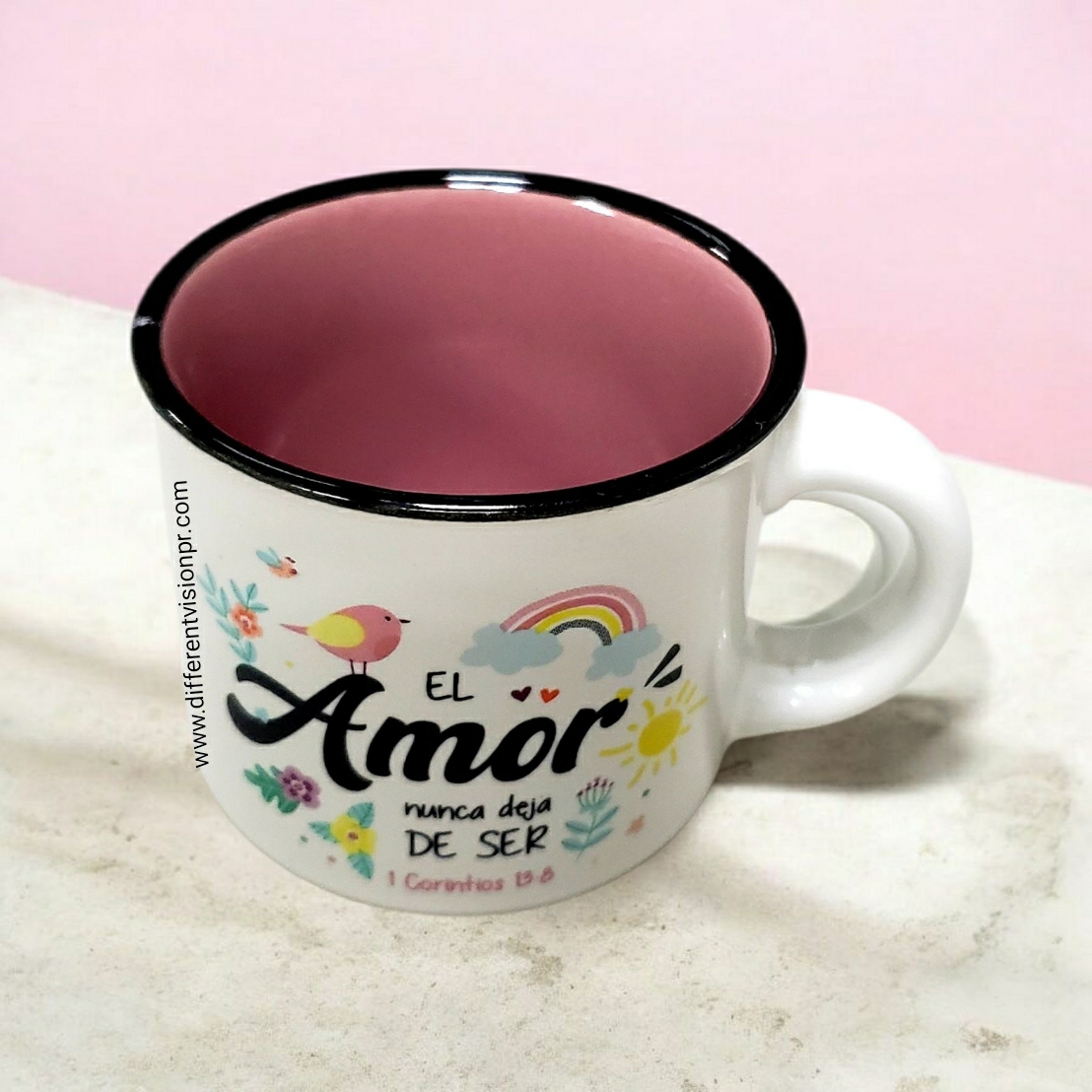 Taza pequeña 3 Oz. Colección Pequeñas Bendiciones - El Amor