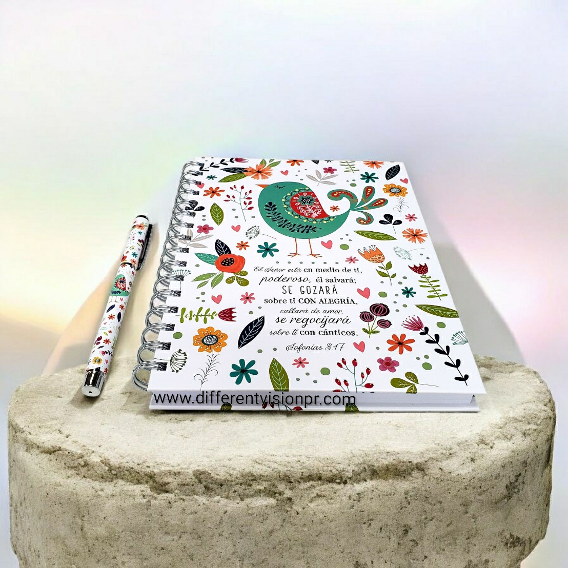 Pack libreta con bolígrafo - El Señor está en medio de ti