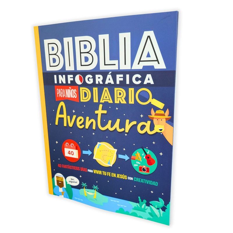 Biblia Infográfica para Niños: Diario Aventura