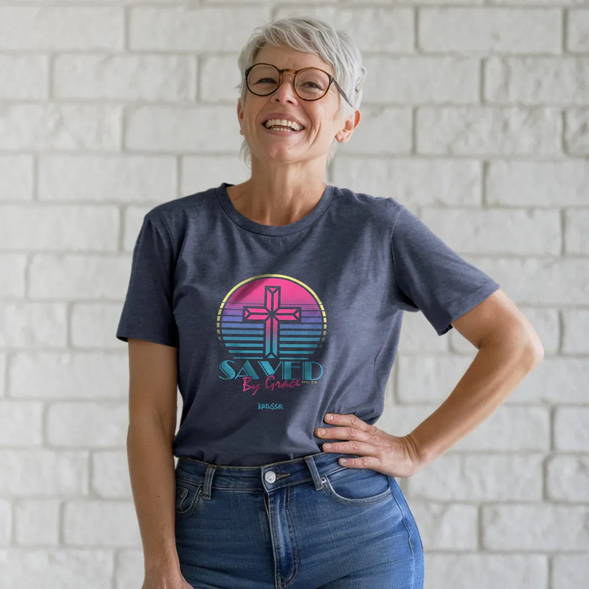 T- Shirt Salvada por Gracia