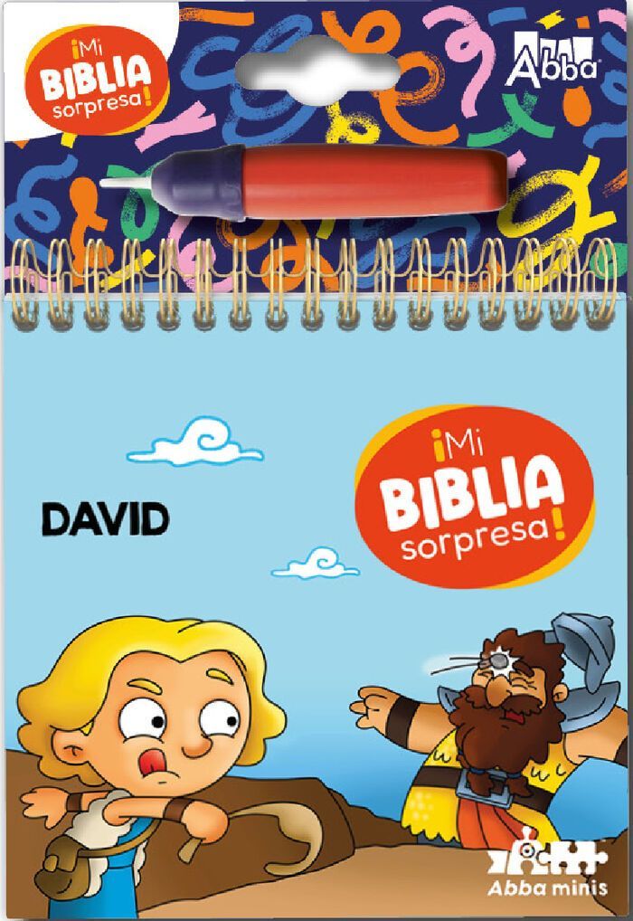 David Colección Mi Biblia Sorpresa Pinta con Agua