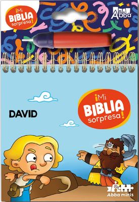 David Colección Mi Biblia Sorpresa Pinta con Agua