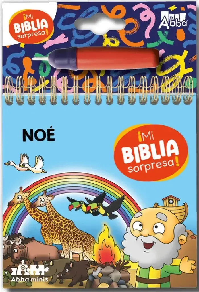 Noé Colección Mi Biblia Sorpresa Pinta con Agua