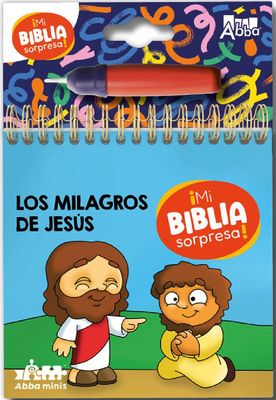 Los Milagros de Jesús Colección Mi Biblia Sorpresa Pinta con Agua