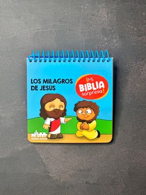 Los Milagros de Jesús Colección Mi Biblia Sorpresa Pinta con Agua