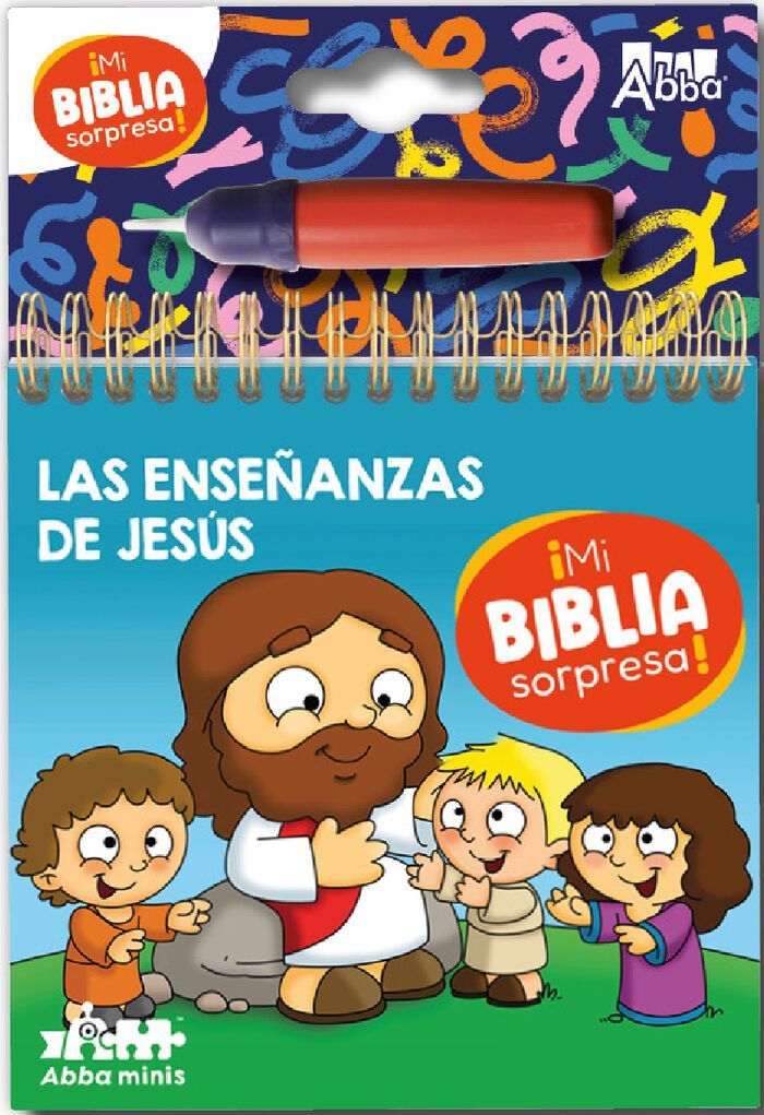 Las Enseñanzas de Jesús Biblia Sorpresa Pinta con Agua