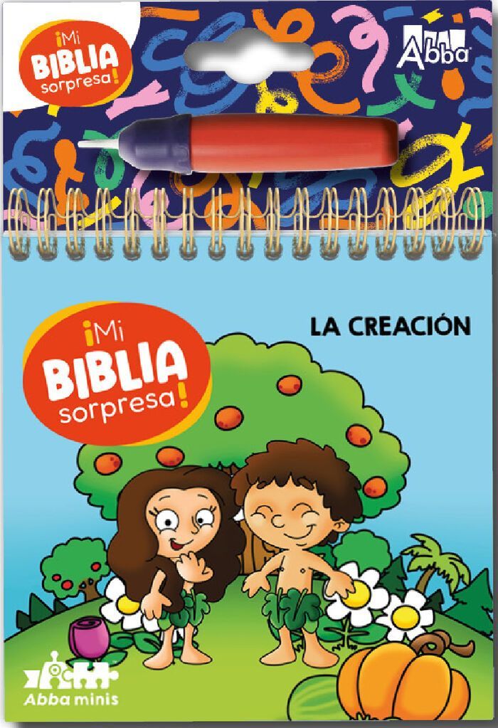 La Creación Colección Mi Biblia Sorpresa Pinta con Agua