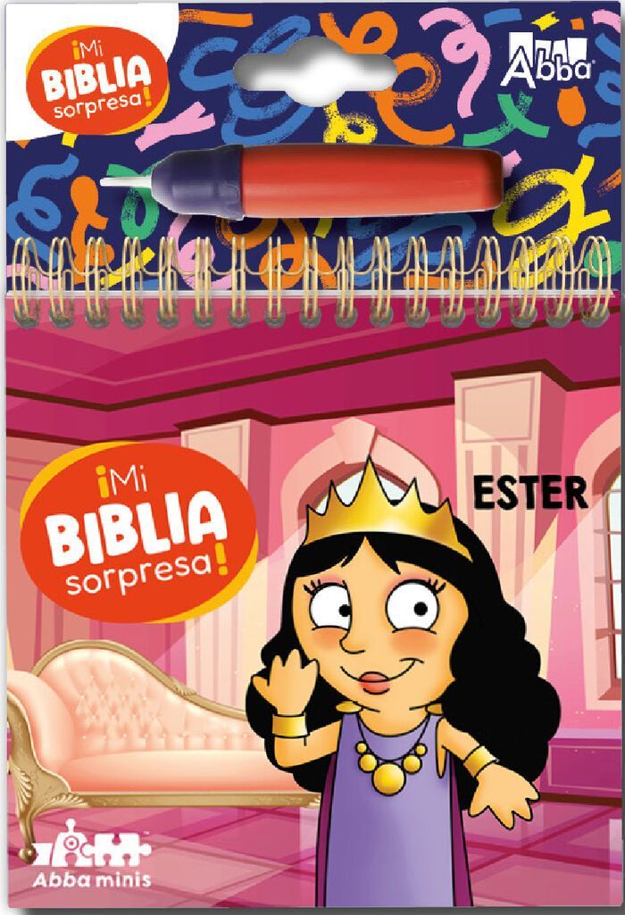 Ester Mi Biblia Sorpresa Pinta con Agua
