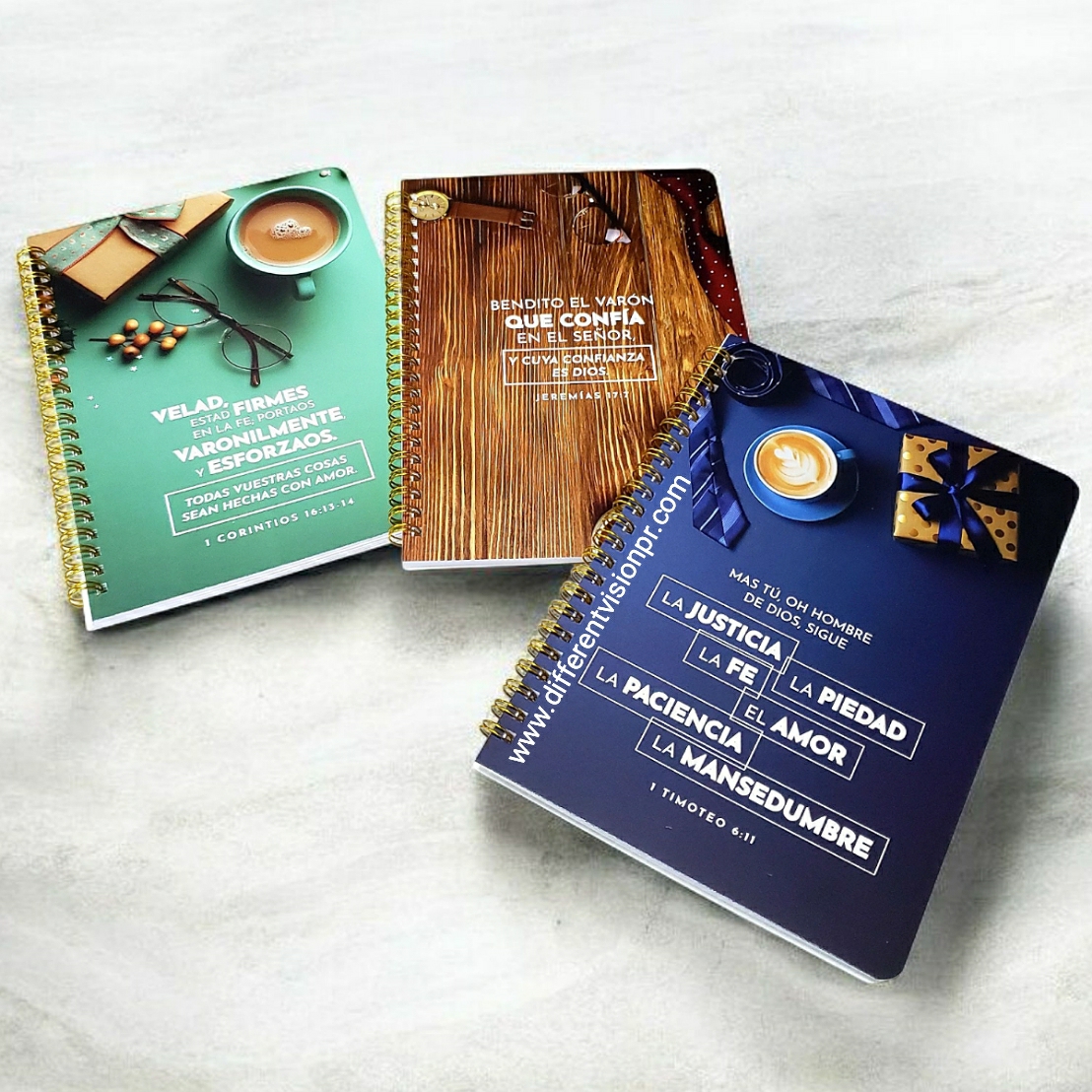 Pack de 3 de Libretas para Hombre