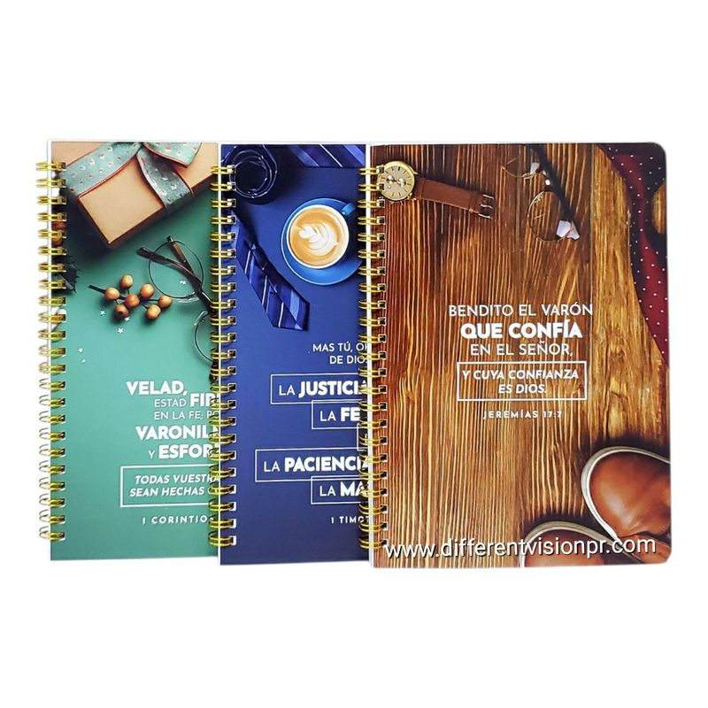 Pack de 3 de Libretas para Hombre