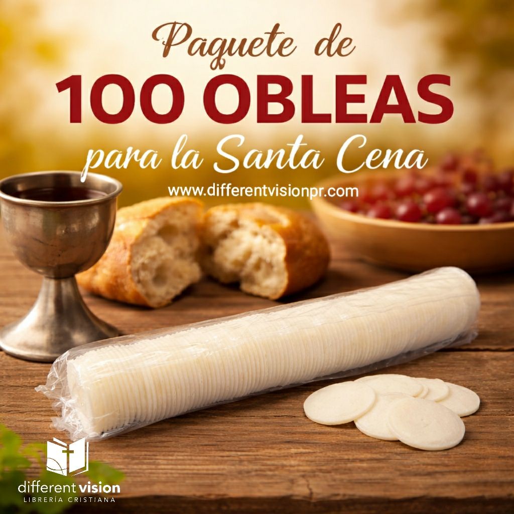 Paquete de 100 Obleas para Santa Cena
