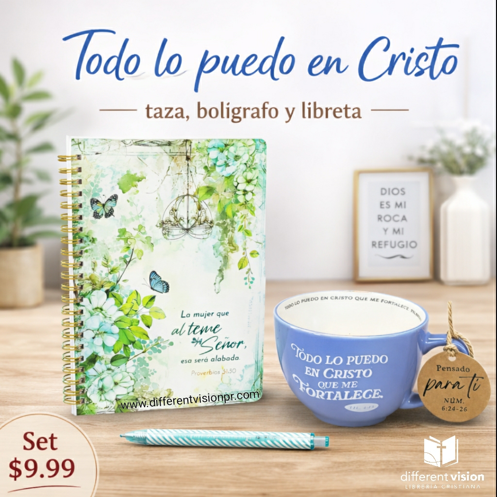Set Colección Renuevo: Todo lo puedo en Cristo