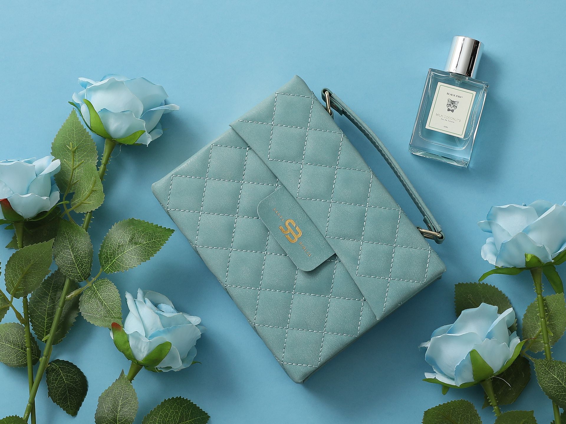 Biblia RVR 1960 Estilo Cartera con Broche, Imit Piel Turquesa (Free Shipping)