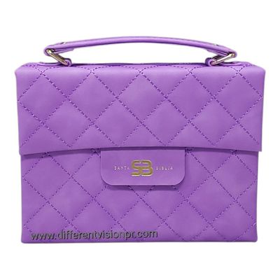 Biblia RVR 1960 Estilo Cartera con Broche, Imit Piel Lila ping)