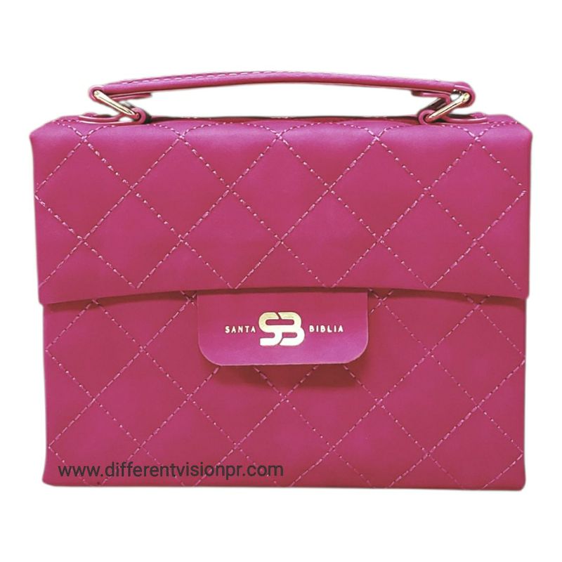Biblia RVR 1960 Estilo Cartera con Broche, Imit Piel Fucsia (Free Shipping) Biblia RVR 1960 Estilo Cartera con Broche, Imit Piel Fucsia (Free Shipping)